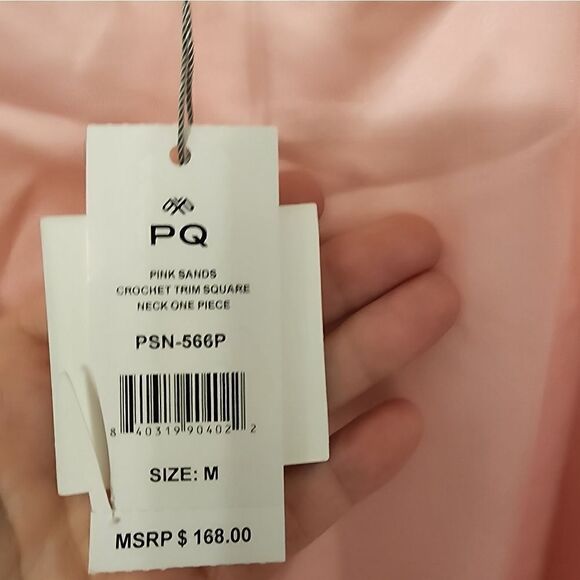 Platinum inspired by Solange FerrariniBuy Crochet Trim One Piece Swimsui… - Picture 7 of 8